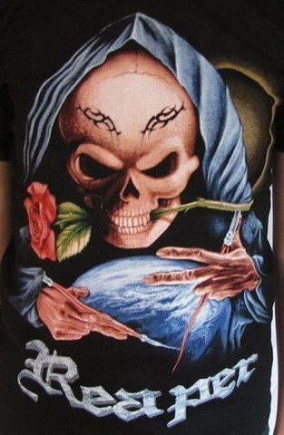 Koszulka rockowa z nadrukiem t-shirt REAPER