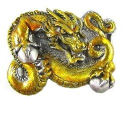 Klamra do paska Dragon Gold