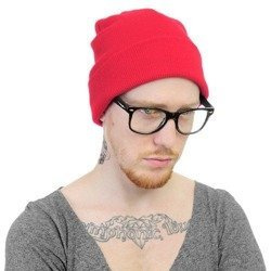 Czapka beanie czerwona