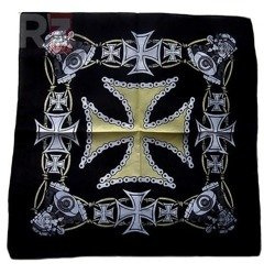 Chusta bandana krzyż żelazny choppers