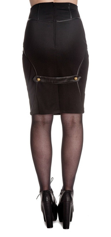 Ołówkowa spódnica Hell Bunny Black Watch Skirt