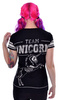 Gotycki t-shirt Team Unicorn 