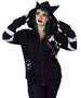 Bluza damska gotycka Moon Cats Hood