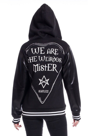 Bluza bomber z kapturem WE ARE THE WEIRDOS