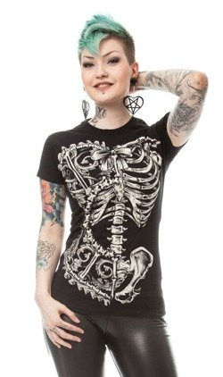 T-shirt koszulka - BONE CORSET