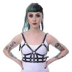 Gotycki pas z uprzężą Justice Harness