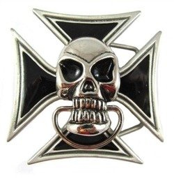 Klamra do paska - KOŁATKA DO DRZWI, CZASZKA