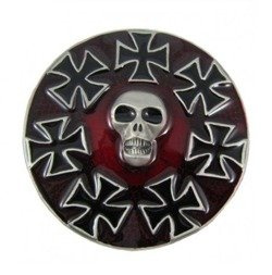 Klamra do paska Czaszka Krzyż Żelazny
