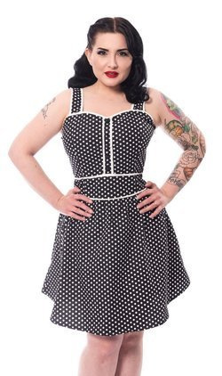 Sukienka w kropki rockabilly Nina Dress