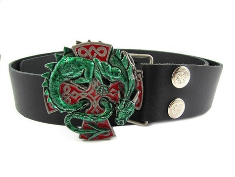 Klamra do paska - DRAGON GREEN