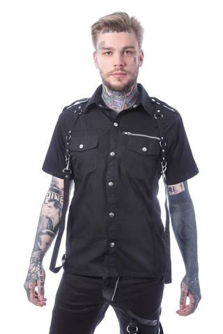 Koszula męska rockowa czarna Orson Shirt