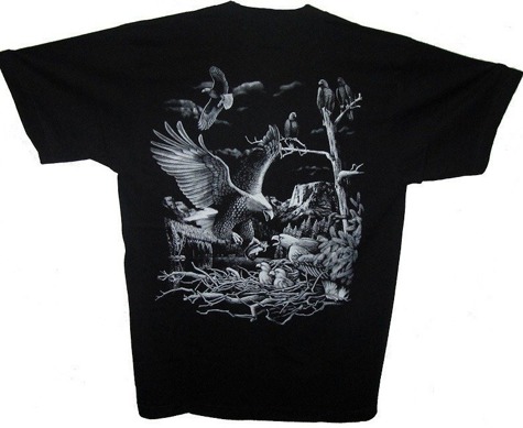 Koszulka męska z nadrukiem Rock Eagle